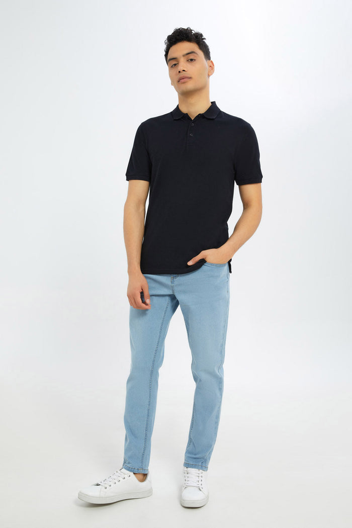 Redtag-Black-Polo-Shirt-365,-Bundle,-Category:Polo-T-Shirts,-Colour:Black,-Deals:New-In,-Dept:Menswear,-Filter:Men's-Clothing,-H1:MWR,-H2:GEN,-H3:TSH,-H4:POS,-Men-Polo-T-Shirts,-Promo:TBL,-Season:365,-Section:Men,-TBL-Men's-