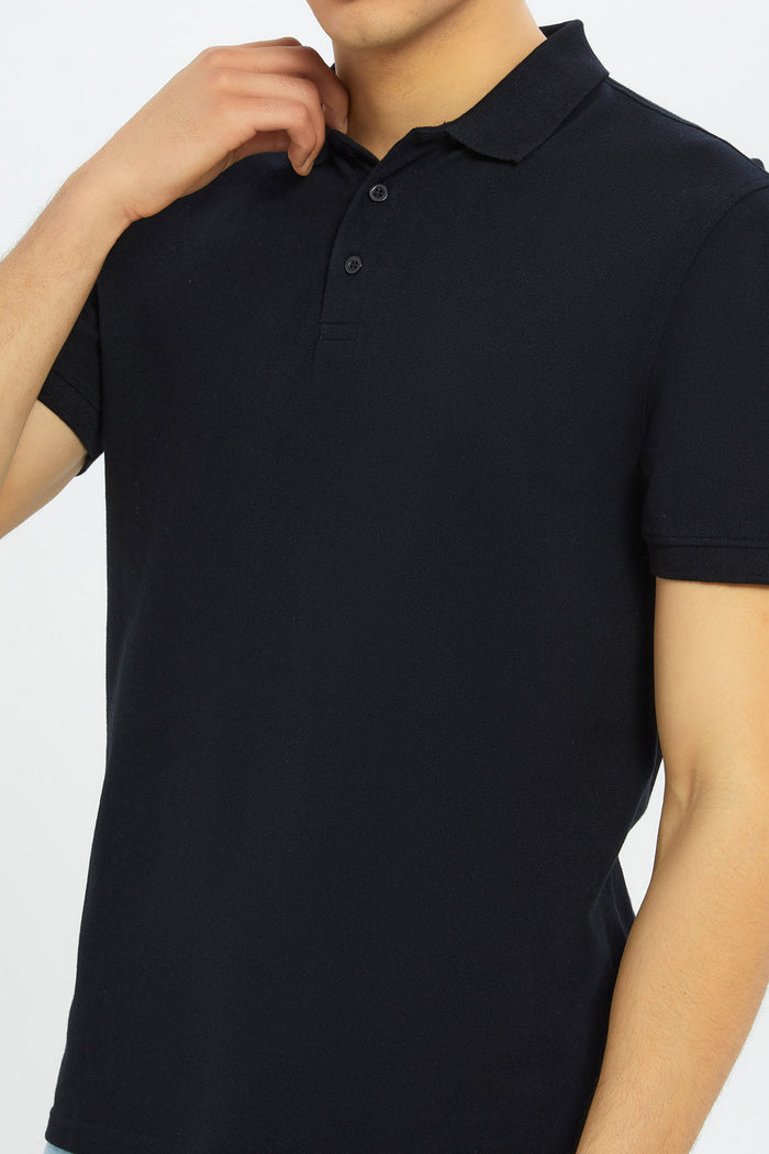 Redtag-Black-Polo-Shirt-365,-Bundle,-Category:Polo-T-Shirts,-Colour:Black,-Deals:New-In,-Dept:Menswear,-Filter:Men's-Clothing,-H1:MWR,-H2:GEN,-H3:TSH,-H4:POS,-Men-Polo-T-Shirts,-Promo:TBL,-Season:365,-Section:Men,-TBL-Men's-