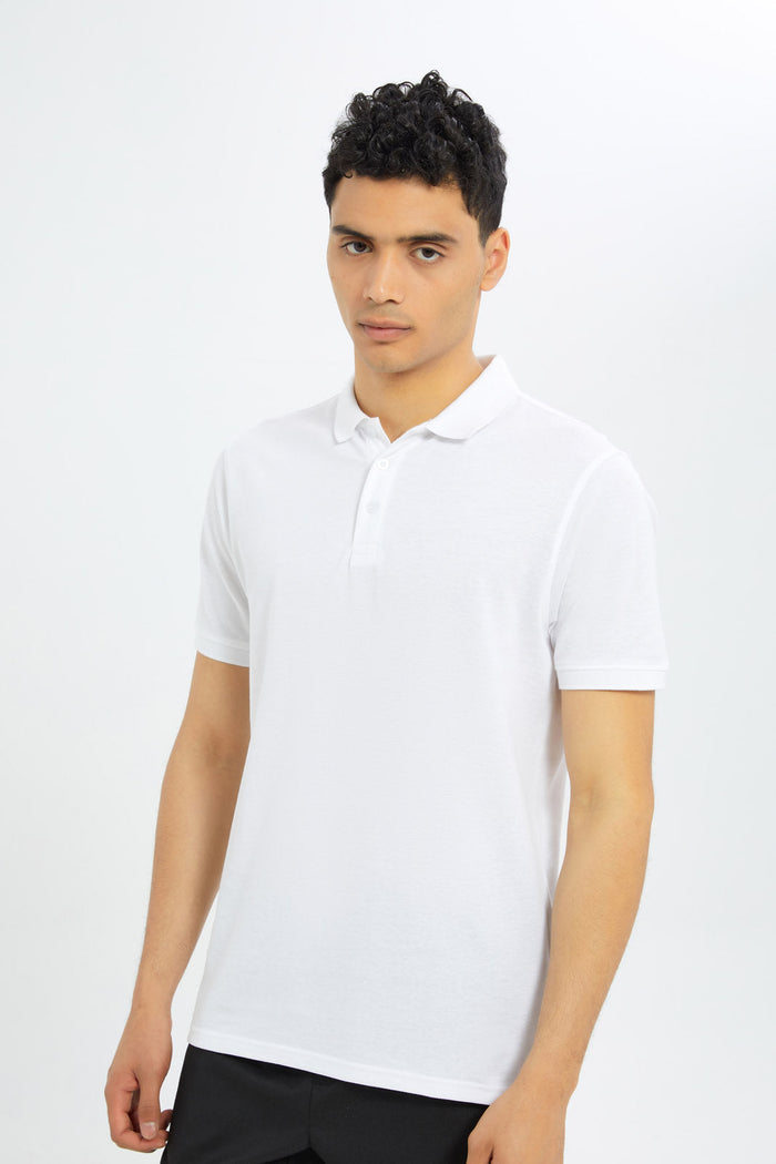 Redtag-White-Polo-Shirt-365,-Bundle,-Category:Polo-T-Shirts,-Colour:White,-Deals:New-In,-Dept:Menswear,-Filter:Men's-Clothing,-H1:MWR,-H2:GEN,-H3:TSH,-H4:POS,-Men-Polo-T-Shirts,-Non-Sale,-Promo:TBL,-Season:365,-Section:Men,-TBL-Men's-