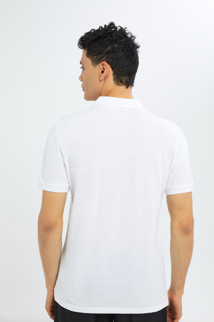 Redtag-White-Polo-Shirt-365,-Bundle,-Category:Polo-T-Shirts,-Colour:White,-Deals:New-In,-Dept:Menswear,-Filter:Men's-Clothing,-H1:MWR,-H2:GEN,-H3:TSH,-H4:POS,-Men-Polo-T-Shirts,-Non-Sale,-Promo:TBL,-Season:365,-Section:Men,-TBL-Men's-