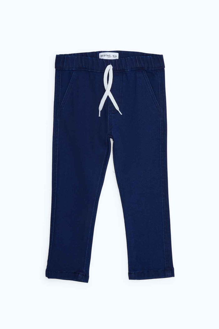 Redtag-Boys-Dark-Wash-Jogger-Jean-Category:Jeans,-Colour:Dark-Wash,-Deals:New-In,-Dept:Boys,-Filter:Infant-Boys-(3-to-24-Mths),-INB-Jeans,-New-In-INB-APL,-Non-Sale,-S23B,-Section:Boys-(0-to-14Yrs)-Infant-Boys-3 to 24 Months