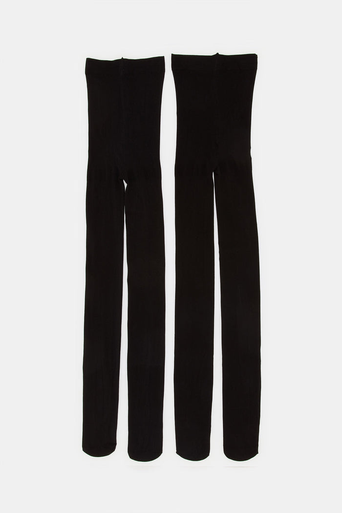 Redtag-Black-Basic-2-Pack-Stockings-365,-Category:Tights,-Colour:Black,-Deals:New-In,-Filter:Women's-Clothing,-H1:LWR,-H2:LDN,-H3:IMP,-H4:TAS,-LWRLDNIMPTAS,-New-In-Women,-Non-Sale,-ProductType:Tights-&-Stockings,-Season:365365,-Section:Women,-Women-Tights--